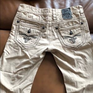 Rock Revival size 32 Khaki jeans.Dope
